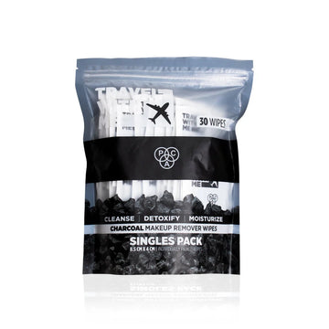 PAC TRAVEL WITH ME CHARCOAL WIPES (SINGLES) (30 N)