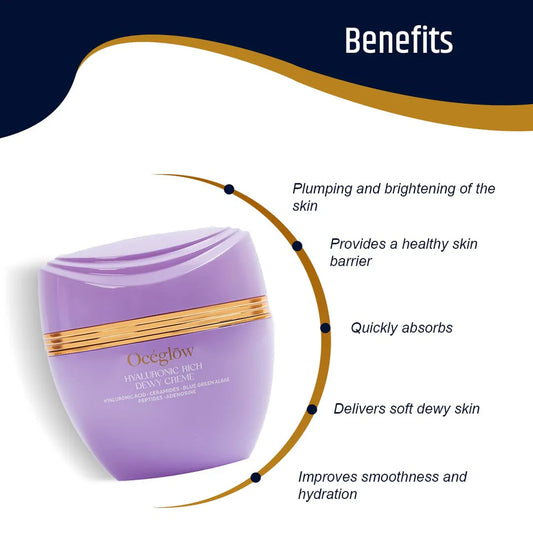 OCEGLOW HYALURONIC RICH DEWY CREAM MOISTURIZER