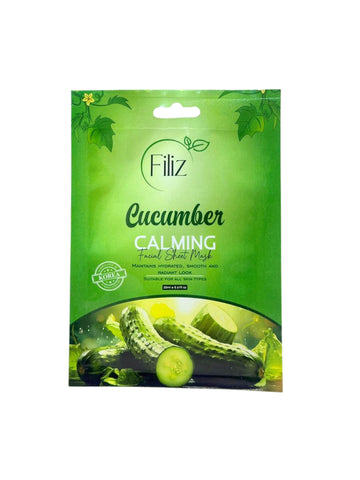 FILIZ CUCUMBER CALMING FACIAL SHEET MASK