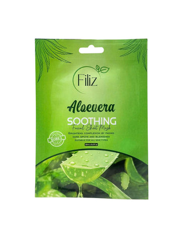 FILIZ ALOE VERA SOOTHING FACIAL SHEET MASK