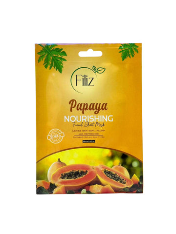 FILIZ PAPAYA NOURISHING FACIAL SHEET MASK