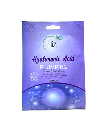 FILIZ HYALURONIC ACID PLUMPING FACIAL SHEET MASK