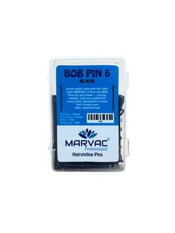 MARVAC PROFESSIONAL BOB PIN 6-BLACK