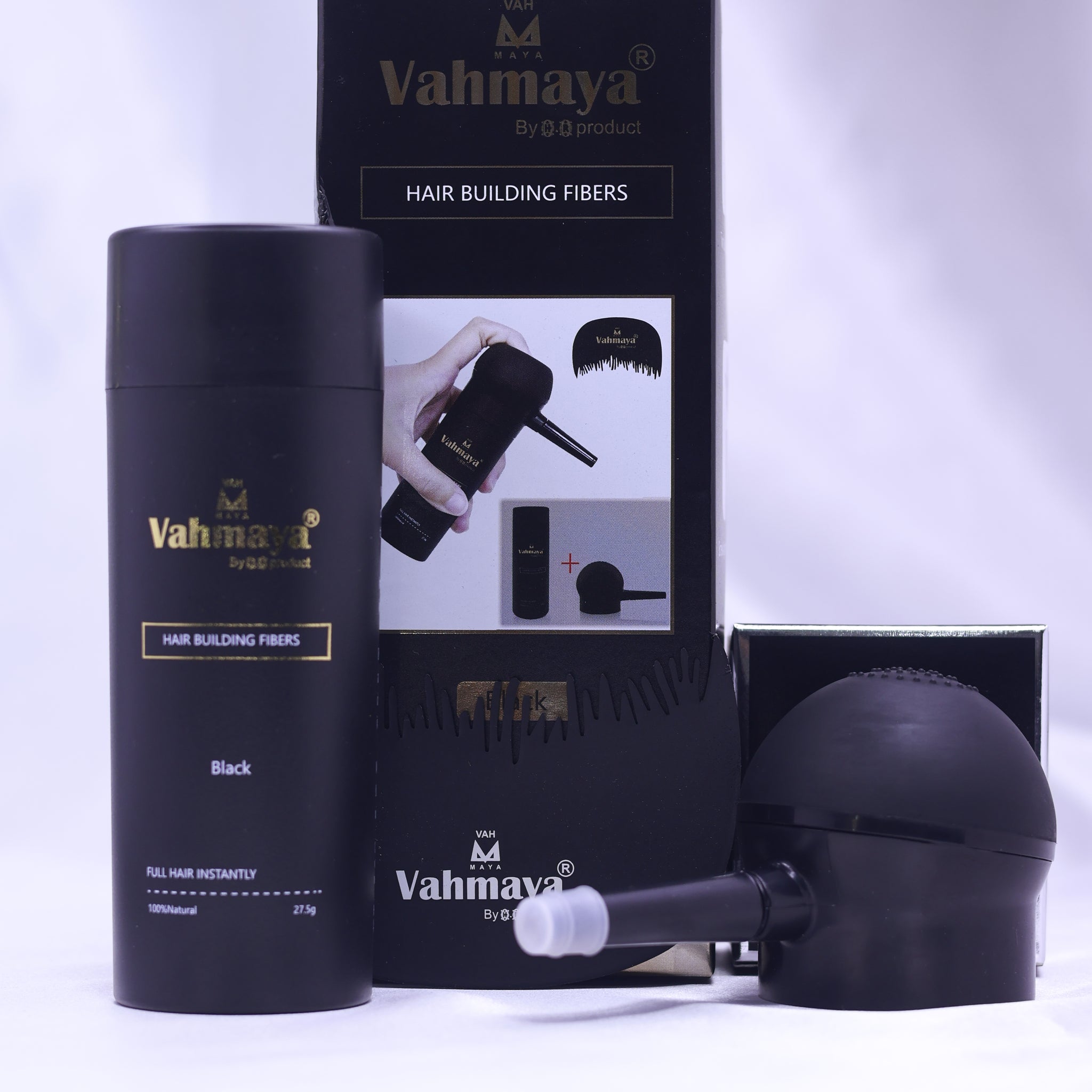 VAHMAYA HAIR FIBER BLACK