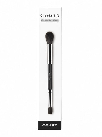 DE ART - Cheeks Lift Double-Ended Highlighter & Blush Brush
