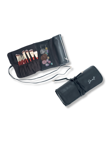 DEART MAKEUP BRUSH ROLL HOLDER BLACK